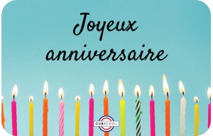 Joyeux anniversaire